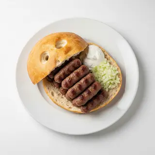 Ćevapi u somunu 5 komada