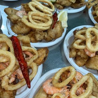 Friture Calamar Merlan Sole