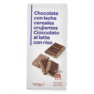 Chocolate con Leche Y Cereales Crujientes 100 Gr.