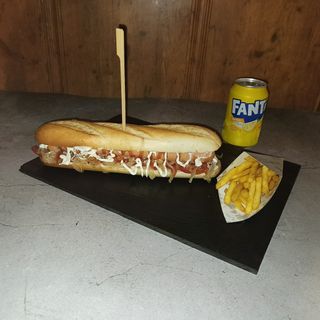 Combo hot dog gigante 