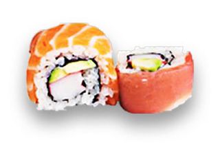 138 Uramaki Rainbow - 4 pezzi