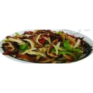 Oreja De Cerdo Con Verdura Picante