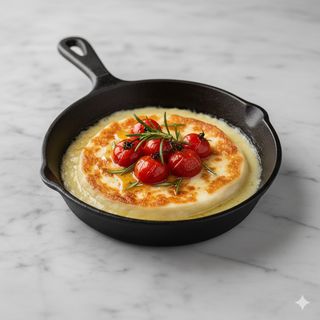 Provoleta Con Tomate, Miel Y Romero