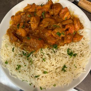 9. Pollo al curry con riso