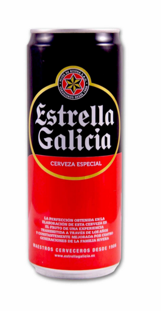 Cerveza Estrella Galicia Lata