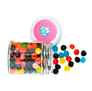 Tarro Chuches Bolitas Multicolor 250Ml.