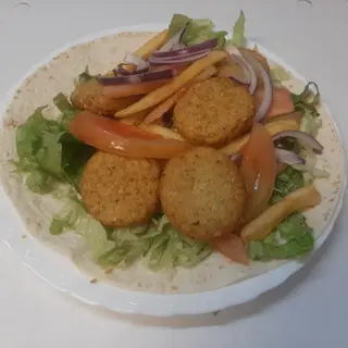 Piadina falafel