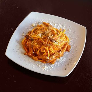 Tonnarello al sugo con le polpette