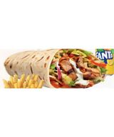 Menú 2 Durum Kebab + Patatas + Bebida