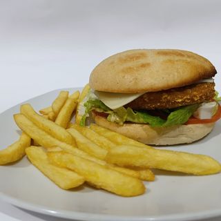 Hamburguesa Crispy-pollo