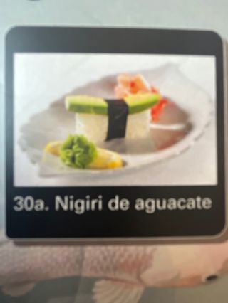 Nigiri De Aguacate (6 Pzs.)