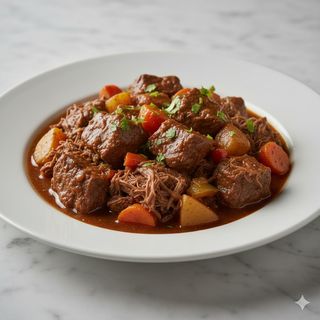 Ración De Carne ternera Guisada