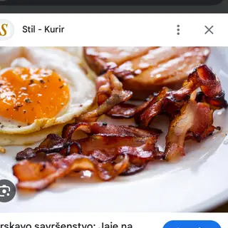 2 jaja i 2 slanine