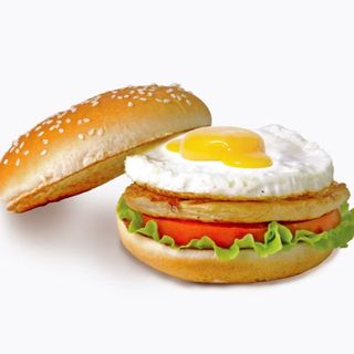 биг бургер с куриной котлетой