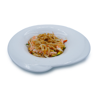 Spaghetti thai con gamberi