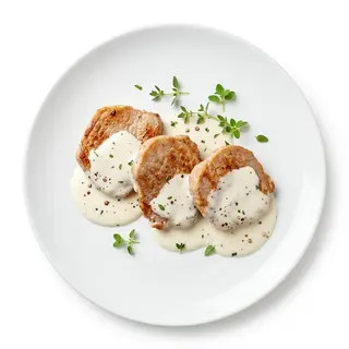 Scaloppine al Dolcelatte