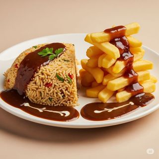 Half Chips Half Pilau