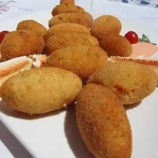 Muslitos de cangrejos fritos (6 uds.)