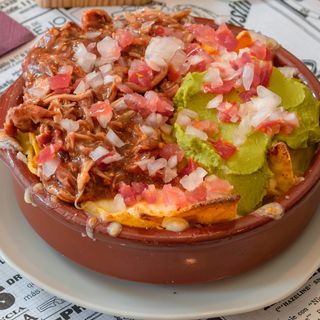 Nachos pulled pork