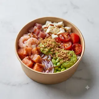 Componi la tua poke bowl large