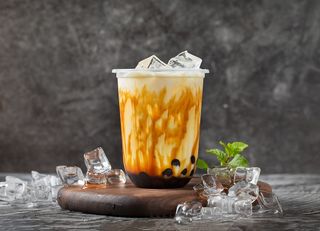 Brown sugar milk - fresh milk