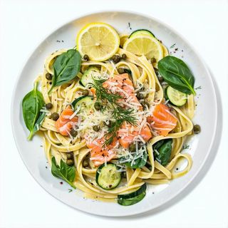 Linguine z łososiem 330g