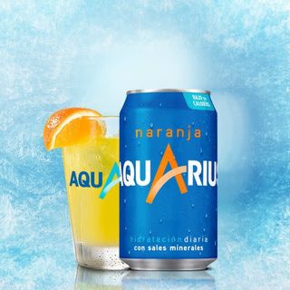 Aquarius Naranja lata 330ml.