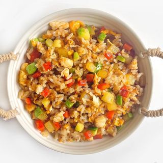 Riso saltato con pollo