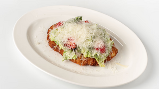 Шницель а-ля цезарь