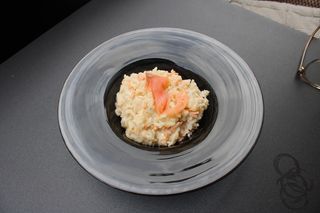 Risotto al salmone