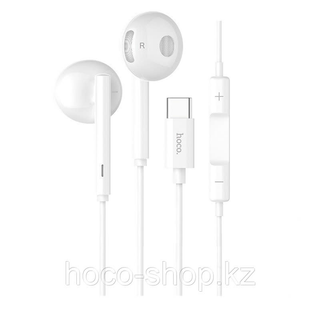 Проводные наушники HOCO L10 с Type-C разъёмом, White