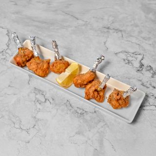 Bolas de pollo fritas