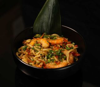Udon de Langostinos