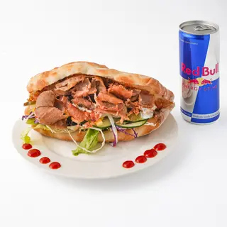 Maxi Kebab + Red Bull