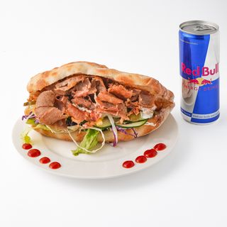 Maxi Kebab + Red Bull