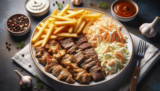 Kebab talerz Super Mega