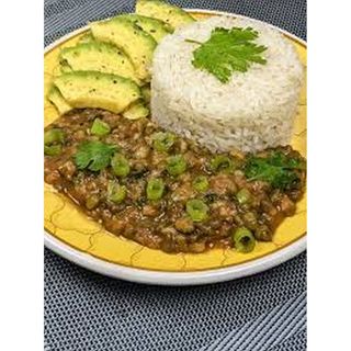 Rice Ndengu & Beef Stew