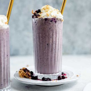 Blueberry milkshake