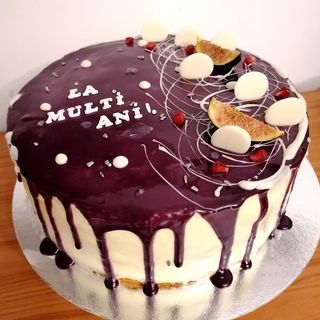 Tort Diplomat cu mascarpone si fructe 