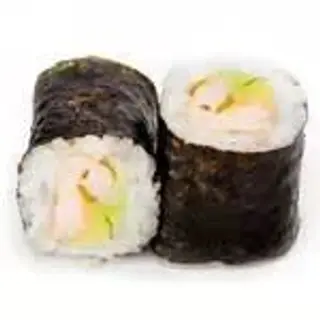 Maki langostinos con aguacate
