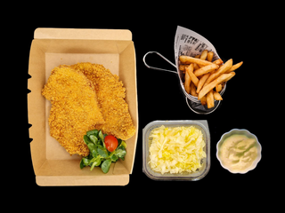 Crispy șnitel combo