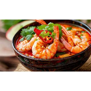 Thai Spicy Prawns Soup