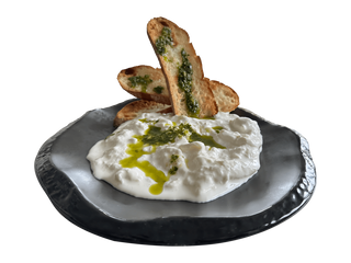 Парцалена бурата с билкова брускета(150г)