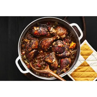 Carribean Brown Chicken Stew