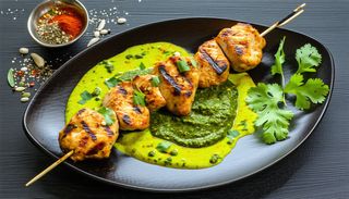 Chicken hariyali tikka