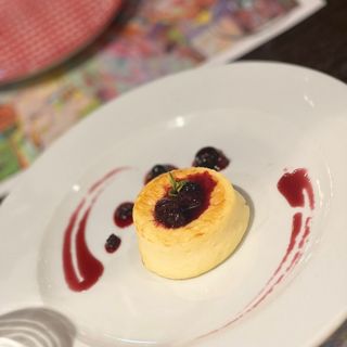 Coulant De Queso Manchego Con Mermeladas De Frutos Rojos Casera