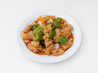 66. Calamares con salsa picante