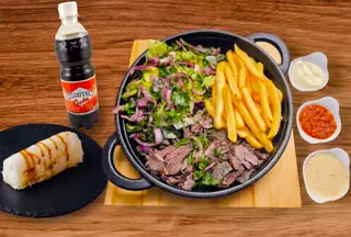 KRAFT KEBAB WOŁOWO-BARANI [DANIE, BAKLAWA KOKOSOWA, COLA]