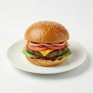 Hamburguesa de Buey Barbacoa