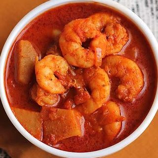 Prawn vindaloo piccante